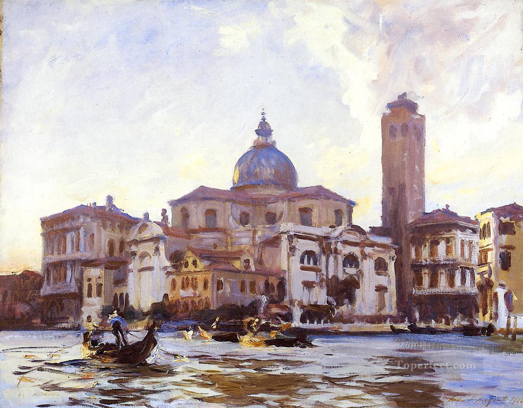 Palazzo Labia and San Geremia Venice John Singer Sargent Oil Paintings